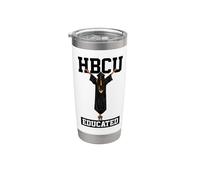 HBCU Graduate Educated Melanin Black Graduation Senior Grad Stainless Steel Insulated Tumbler