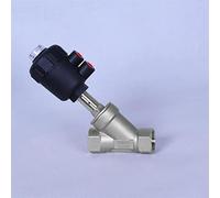 HBDCRJGE Pneumatic distributor 2/2 way piston actuated valve-angle seat valve,steam angle seat valve pneumatic valves 1Pcs(DN20,CLAMP)