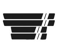 HBDTNTKF 4Pcs Car Door Sill Strips For BYD Seal U DM-i 2023 2024 2025, Anti Scratch Welcome Pedal Anti-Kick Plates Threshold Guard Styling Decor Accessories,E/Short white line