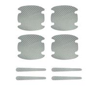 HBDTNTKF 8Pcs Car Door Handle Protectors for VW Caddy 5 (V) SB I 2020-2024, Anti-Scratches Front and Rear Doors Side Hand Paint Guard Body Exterior Accessories,D/Silver