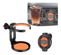 HBDTNTKF Car Cup Holder For Renault Master 2010-2023, Hangable Folding Air Vent Cup-Holder Coffee Bottle Bracket Drink Stand Adjustable Easy to Install,A