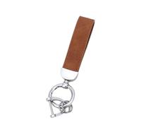 HBDTNTKF Car Key Keyring For VW Touran II I (Type 5T 1T GP2) 2010-2022, Keychain Men Woman Chain Clip Keys Fob Rings Holder Multifunction Decoration for Cars Office Home, brown
