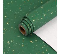 HBell Green Wrapping Paper Roll,43cm X 10m Green Matte Gift Wrap Paper, Recyclable Kraft Wrapping Paper for Birthday,Party,Easter, Wedding,Baby Shower,Christmas