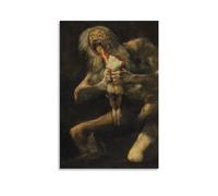HBEOOP Francisco Goya Famous Paint (Saturn Devouring One of His Sons) Print Poster Print Photo Art Painting Canvas Home Decorative Bedroom Modern Decors 16x24inch(40x60cm)