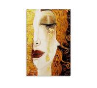 HBEOOP Gustav Klimt Famous Paint (Golden Tears) Print Poster Wall Art Picture Painting Canvas Prints Artworks Bedroom Living Room Decor 20x30inch(50x75cm)