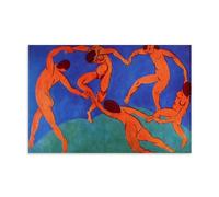 HBEOOP Henri Matisse Famous Paint (Dance II) Print Poster Room Aesthetic Print Art Wall Painting Canvas Modern Bedroom Decor 24x36inch(60x90cm)