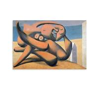 HBEOOP Pablo Picasso Famous Paint (Figures at The Seaside) Print Poster Artworks Canvas Room Aesthetic Wall Art Prints Home Modern Decor 12x18inch(30x45cm)