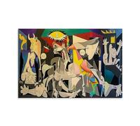 HBEOOP Pablo Picasso Famous Paint (Sunsightly Famous Guernica) Print Poster Picture Print Wall Art Painting Canvas Artworks Gift Idea Room Aesthetic 20x30inch(50x75cm)