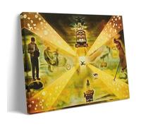 HBEOOP Salvador Dali Famous Paint (The Railway Station at Perpignan) Print Poster Room Aesthetic Print Art Wall Painting Canvas Modern Bedroom Decor 16x24inch(40x60cm)