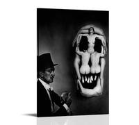 HBEOOP Salvador Dali Famous Paint (Women Forming A Skull) Print Poster Art Canvas Painting Decor Wall Print Photo Home Modern Decoratives 08x12inch(20x30cm)