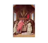 HBEOOP Sandro Botticelli Famous Paint (Last Communion of St Jerome) Print Poster Canvas Art And Wall Art Picture Print Modern Family Bedroom Decors 16x24inch(40x60cm)
