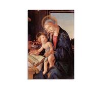 HBEOOP Sandro Botticelli Famous Paint (Madonna of The Book) Print Poster Canvas Painting Wall Art Decorative Picture Prints Modern Decor 08x12inch(20x30cm)