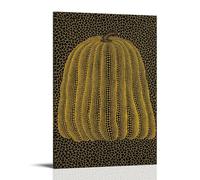 HBEOOP Yayoi Kusama Famous Paint (Yellow Pumpkin) Print Poster Canvas Wall Art Picture Prints Hanging Photo Gift Idea Decor Homes Artworks 24x36inch(60x90cm)