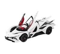 HBEUBUOEB Pre Built Scaled Model 1:24 For Apollo Evo Alloy Model Beautiful Tabletop Ornaments Best Collectibles For Car Model Lovers Gifts Simulation Replicas(White Original box)