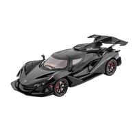 HBEUBUOEB Pre Built Scaled Model 1:24 For Apollo Ie Model Toy Beautiful Tabletop Ornament Best Collectible For Car Model Lovers Gifts Simulation Replicas(Black with box)