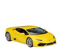 HBEUBUOEB Pre Built Scaled Model 1:24 For Lamborghini Huracan Lp610-4 Alloy Racing Car Model Diecasts Metal Sports High Simulation Childrens Gift Simulation Replicas(Yellow)