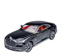HBEUBUOEB Pre Built Scaled Model 1:24 For Rolls-Royce Shining Alloy Model Toy Vehicle Best Collection For Vehicle Enthusiasts Simulation Replicas(Blcak)