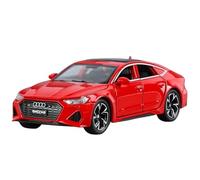 HBEUBUOEB Pre Built Scaled Model 1:32 For Audi Rs7 Sportback Model Toy Cars Alloy Diecast Opened With Pull Back Rubber Tires Vehicle Gifts Simulation Replicas(Red no box)