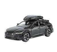 HBEUBUOEB Pre Built Scaled Model 1:32 For Rs6 Alloy Model Beautiful Tabletop Ornaments Best Collectibles For Car Model Lovers Toy Gifts Simulation Replicas(Black with box)