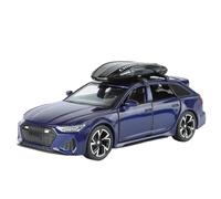 HBEUBUOEB Pre Built Scaled Model 1:32 For Rs6 Alloy Model Beautiful Tabletop Ornaments Best Collectibles Car Model Lovers Toy Gifts Simulation Replicas(Blue with box)