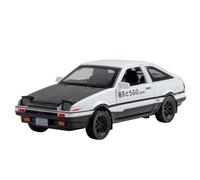 HBEUBUOEB Pre Built Scaled Model 1:32 For Santana Wagon Ae86 Toys Cars Diecast Model With Pull Back Music Light Miniature Car Toy For Gifts Simulation Replicas(AE86 Black White)