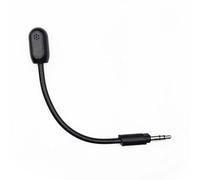 HBFQMDJLX Replacement Microphone ONLY for Logitech G233 Headset Microphone Replacement, Black, 14CM Glass Fiber Metal Cable, 3.5mm Detachable Boom Mic Compatible with G233 G433 GPRO Gaming Headsets