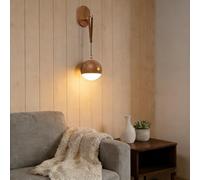 HBGFHG Wooden Night Light, Touch USB Rechargeable Lamp, Voice Activated Dimmable Nightlight for Bedroom,Bathroom,Outdoors(Beech)