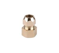 HBGNZU Ring Lock oil Tube Compression Ferrule Tube Compression Fitting Connector tube 4-12mm Female Thread 1/8" 1/4" 3/8" 1/2" BSP(OD tube 4mm,1/4")