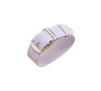 HBGRVCKS Nylon Canvas Watch Band 14mm 16mm 18mm 20mm 22mm Men's Women's Universal Watch Strap Braided Bracelet Watch Replacement Strap For Traditional Or Smart Watch(White,16mm)