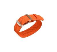 HBGRVCKS Nylon Canvas Watch Band 14mm 16mm 18mm 20mm 22mm Men's Women's Universal Watch Strap Braided Bracelet Watch Replacement Strap For Traditional Or Smart Watch(Orange,14mm)