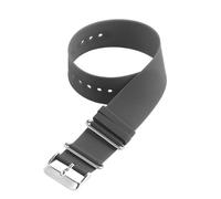 HBGRVCKS One Piece Silicone Watch Band 20mm 22mm Unisex Rubber Watch Strap Replacement Watch Band For Traditional Or Smart Watch Watch Accessories(Grey,20mm)