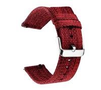 HBGRVCKS Quick Release Nylon Watch Band 18mm 20mm 22mm 24mm Woven Strap Unisex Strap Watch Replacement Wristband Suitable For Smart Or Traditional Watches(Red,18mm)