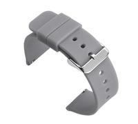 HBGRVCKS Quick Release Rubber Watch Band 12mm 14mm 16mm 18mm 19mm 20mm 21mm 22mm 24mm Unisex Silicone Watch Band Replacement Strap For Traditional Or Smart Watch(Gray,19mm)