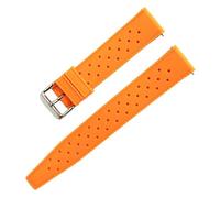 HBGRVCKS Quick Release Silicone Watch Band 18mm 20mm 22mm Rubber Strap Unisex Strap Accessories Watch Replacement Strap For Smart Watch Or Traditional Watch(Orange,20mm)