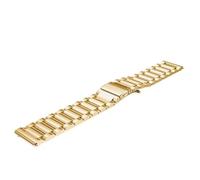 HBGRVCKS Quick Release Solid Stainless Steel Strap 18 20 22 24mm Unisex Strap Watch Accessories Watch Replacement Strap Suitable For Traditional Or Smart Watches(Gold,18mm)
