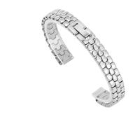 HBGRVCKS Watch Strap Ladies Stainless Steel Watch Band 6mm-16mm Small Size Universal Replacement Watch Strap Solid Bracelet(Silver A,14mm)