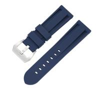 HBGRVCKS Watch Strap Rubber Watch Band 20mm 22mm Camouflage Replacement Silicone Wrist Belt Bracelet Soft Watch Strap(Deep Blue,20mm)