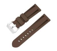 HBGRVCKS Watch Strap Rubber Watch Band 20mm 22mm Camouflage Replacement Silicone Wrist Belt Bracelet Soft Watch Strap(Brown,22mm)