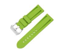 HBGRVCKS Watch Strap Silicone Watch Band 20mm Rubber Bracelet Universal Quick Release Replacement Strap Sports Soft(Light Green,20mm)