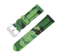 HBGRVCKS Watch Strap Silicone Watch Band 20mm Rubber Bracelet Universal Quick Release Replacement Strap Sports Soft(Camo Army Green,24mm)