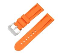HBGRVCKS Watch Strap Silicone Watch Band 20mm Rubber Bracelet Universal Quick Release Replacement Strap Sports Soft(Orange,20mm)