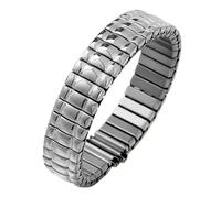 HBGRVCKS Watch Strap Stainless Steel Stretch Expansion Watch Band Men Women Metal Elastic Strap Wrist Belt 18mm 20mm Universal Bracelets