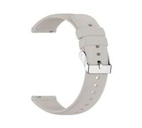 HBGRVCKS Watch Strap Universal Watch Straps 20mm 22mm Quick Release Silicone Band Soft Rubber Wristband WaterProof(Light Gray,20mm)