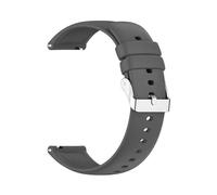 HBGRVCKS Watch Strap Universal Watch Straps 20mm 22mm Quick Release Silicone Band Soft Rubber Wristband WaterProof(Grey,16mm)