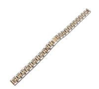 HBGRVCKS Watch Strap Women's Stainless Steel Watch Strap 10mm 12mm 14mm 16mm Small Size Solid Metal Watchband Universal