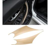 HBGURM 2Pcs Driver Side & Passenger Side Interior Door Handle Pull Protective Cover for 3 4 Series 320i 328i 330i 335i F30 F31 F36 (Beige)
