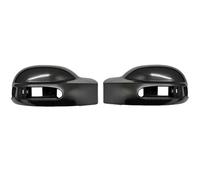 HBGURM Black Side Wing Mirror Cover Cap A6398110461 A6398110561 Left Right Replace Rearview For Mercedes For Benz For Viano W639 2003-2010 (Pair)