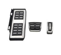 HBGURM Brake Pedal Cover For VW For Golf MK7 8 For P&assat B8 3G For Tiguan 2 For T&ouran 2 For Polo 5 6 For T-R&OC For Jetta 7 A7 Car Pedals Gas Brake Pedal Brake Clutch Pedal Pads Covers(AT)