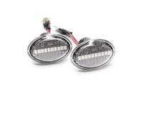 HBGURM Dynamic LED Turn Signal Repeater Sequential Light Flashing Side Marker Lamp Indicator For Ford KA 2009-On Side Indicator Light(Dynamic Crystal)