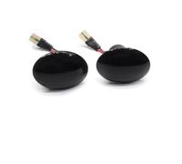 HBGURM Dynamic LED Turn Signal Repeater Sequential Light Flashing Side Marker Lamp Indicator For Ford KA 2009-On Side Indicator Light(Dynamic Black)